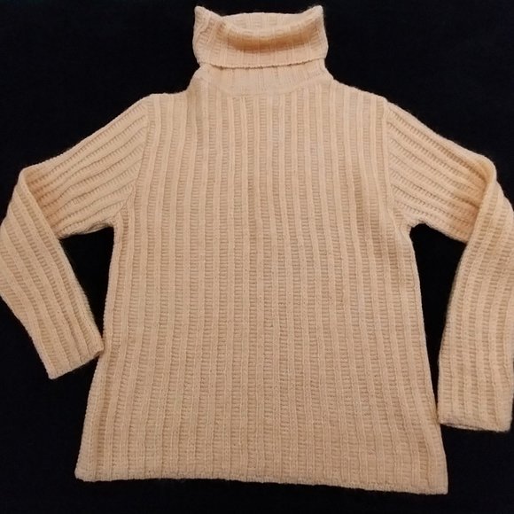 Fashion Bug Sweater Size Large Turtle Neck Peach Color (SOFT) #1262 - Picture 7 of 7